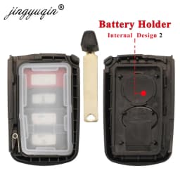 Jinyuqin 2/3/4 Buttons Remote Key Shell Case for Toyota Avalon Camry RAV4 Corolla Highlander Smart Car Key Housing Fob