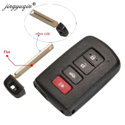 Jinyuqin 2/3/4 Buttons Remote Key Shell Case for Toyota Avalon Camry RAV4 Corolla Highlander Smart Car Key Housing Fob