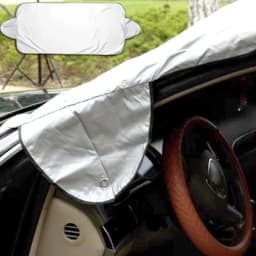 1Pc Car Windshield Protector Anti-Falling Leaves Sun Shade Dust Frost Freezing Snow Windshield Cover Car Exterior Accessories
