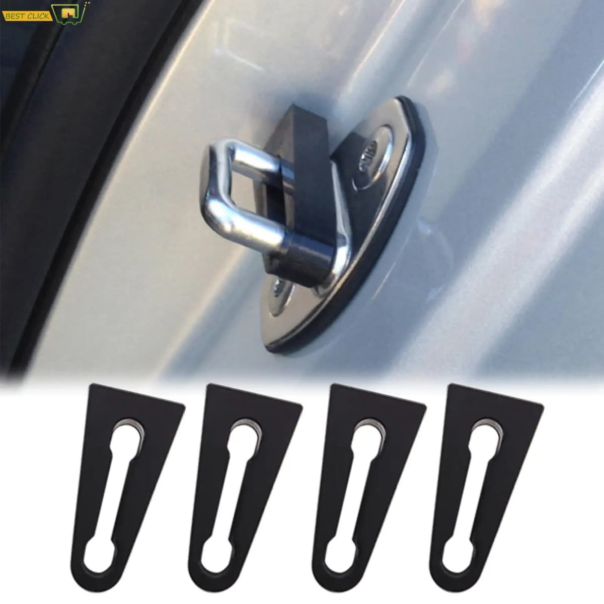 Door Lock Sound Deadener Damper Soundproofing Quiet Buffer For VW Polo Sedan Bora Caddy Golf Jetta Multivan Passat Tiguan