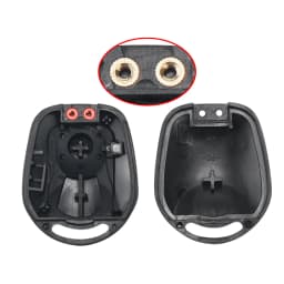 KEYYOU For Ssangyong 2 Button Car Key Replacement Fob Cover Case For Ssangyong Actyon Kyron Rexton Uncut Blade