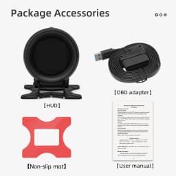 A205 Head Up Display on-board Computer Obd2 Display Speed Fuel Consumption Temperature Gauge Smart Digital Multi-Function Meter