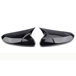 Horn Shape ABS Carbon Fiber Style Rear View Side Mirror Cover Rearview Caps For Honda For Civic 10th 2016 2017 2018 2019 2020