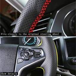 Customize Microfiber Leather Steering Wheel Cover For Seat Leon MK1 Volkswagen VW Golf 4 IV Passat B5 Variant Polo Skoda Fabia 1
