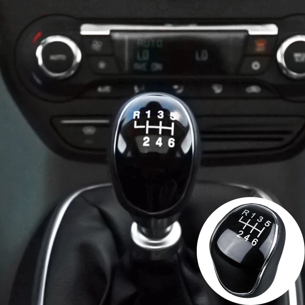 6 Speed Car Gear Shift Knob Head Manual Shifter Lever for Ford C-Max Focus Mk2 Mk3 Grand C-Max Galaxy Kuga Custom S-Max Headball