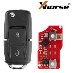5Pcs Xhorse VVDI2 Wire Remote XKB501EN/XKB508EN/XKKF02EN For VVDI Key Tool Automotive Key Cloner Car Remote Programmer Max Pro