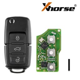 5Pcs Xhorse VVDI2 Wire Remote XKB501EN/XKB508EN/XKKF02EN For VVDI Key Tool Automotive Key Cloner Car Remote Programmer Max Pro
