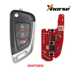 5Pcs Xhorse VVDI2 Wire Remote XKB501EN/XKB508EN/XKKF02EN For VVDI Key Tool Automotive Key Cloner Car Remote Programmer Max Pro