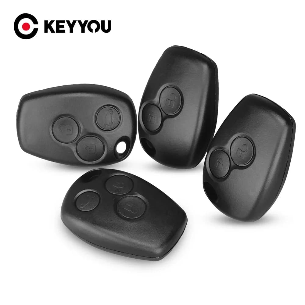 KEYYOU 2/3 Buttons For Renault Megane Laguna Modus Espace Duster Logan DACIA Sandero Fluence Clio Kangoo Remote Key Shell Case