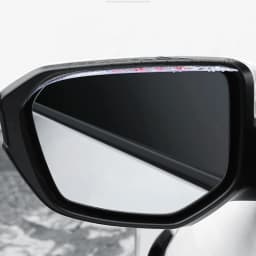 BLALION 2PCS Car Rearview Mirror Rain Eyebrow Rain Shield Universal Rearview Snow Sun Visor Rain Cover Safe Driving Accessories