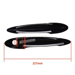 For BMW MINI R50 R52 R53 R55 R56 R57 R58 R59 New 1Pair Door Handle Black or Carbon Fiber Cover Easy Installation Car Accessories