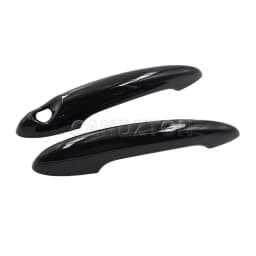 For BMW MINI R50 R52 R53 R55 R56 R57 R58 R59 New 1Pair Door Handle Black or Carbon Fiber Cover Easy Installation Car Accessories
