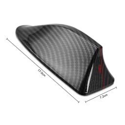 16cm Universal Carbon Fiber Look Car Roof Top Mount Shark Fin Aerial Antenna Toppers Auto Radio AM FM Antenna Signal Amplifier