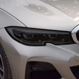 2 X For BMW 3 Series G20 G21 F30 F31 F34 Car Headlight Tint Black Protective Film Protection Transparent TPU Sticker Accessories