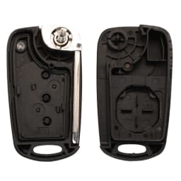 Jingyuqin Remote Car Key Fob Shell For Hyundai Sonata Tucson Mistra Veloster IX25/35 For Kia K2 K5 Soul Forte Rio Carens Cadenza