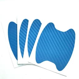 4Pcs/Set Car Styling Mouldings Sticker Car Door Sticker Carbon Fiber Scratches Resistant Cover Auto Handle Protection Film Parts