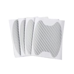 4Pcs/Set Car Styling Mouldings Sticker Car Door Sticker Carbon Fiber Scratches Resistant Cover Auto Handle Protection Film Parts