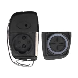 KEYYOU 3 Button Filp Car Remote Key Case For Hyundai HB20 IX35 I45 SANTA FE Accent I40 I20 HY15/HY20/TOY40 Uncut Blade Key shell