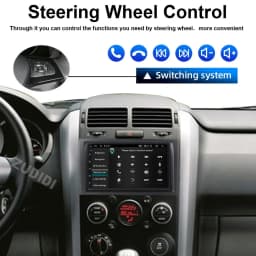 2din Car radio Android 16 For Suzuki Grand Vitara 3 2005-2010 2011-2015 Car Radio Multimedia Player GPS Carplay Androidauto WIFI