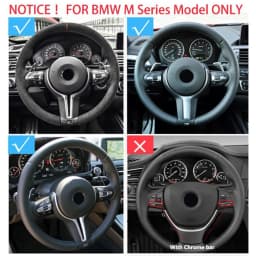 For BMW M sports F10 F11 F12 F20 F21 F22 F23 F30 F31 F32 F33 F34 F35 X1 X2 X3 X4 X5 Car Steering Wheel Left Right Button Control