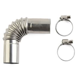 Hot Sale Exhaust Pipe Tube Elbow Connector For Eberspacher For Webasto Diesel Heater 24mm Exhaust Pipe Tube Elbow Connector