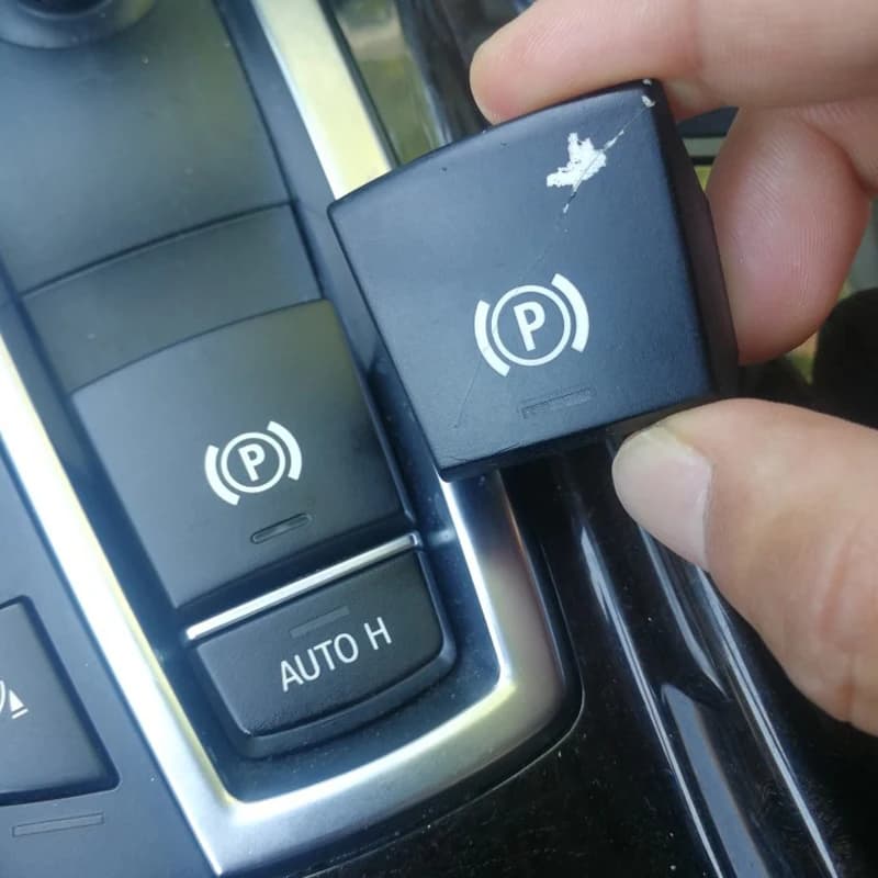 Electronic Parking Brake Switch Auto P Button Switch Cover For BMW 5 7 X3 X4 X5 X6 M5 Series F01 F02 F10 F12 F15 F16 F25 F26