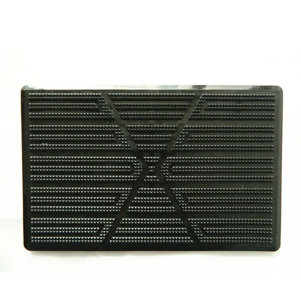Car Carpet Plate Floor Pad Heel Foot Mat Pedal Patch Black PVC Waterproof Auto Anti-skid Pad Universal Interior Accessories