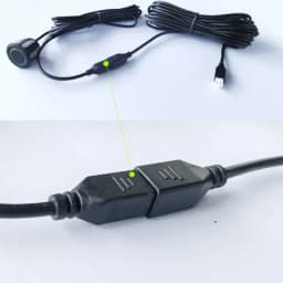 4 PCS 2 Pin Parktronic Parking Sensors Extension Cable Cord for Car Reversing Parking Sensor Backup Radar Waterproof Extension