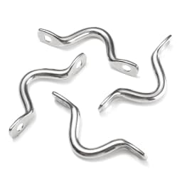 4pcs Handle 5mm Stainless Steel Wire Eye Strap Boat Marine Tie Down Fender Hook Canopy Engines Accessories 316 Stainless Steel
