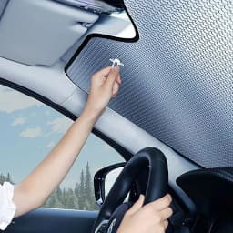 Car Front Window Sunshade UV Protection Shade Sun Protector Windshield Visor Cover Auto Curtain Sunshade Access(folded shipping)