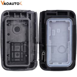 Smart Remote Key Shell Case Fob For Toyota Avalon Camry RAV4 2012-2015 With Insert Key 2/3/4 Buttons Car Key Shell With Blade