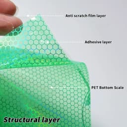 Car Motorcycle Vinyl Wrap Foil Laser Honeycomb Headlight Taillight Tint Film Modify Color Changing Stickers Car Styling