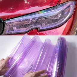 Car Motorcycle Vinyl Wrap Foil Laser Honeycomb Headlight Taillight Tint Film Modify Color Changing Stickers Car Styling
