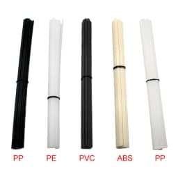 20PCS Plastic welding rods ABS/PP/PVC/PE Welding Sticks 5x2mm for Plastic Welder gun Bumper Repair Welding Supplies 20CM