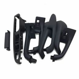 Black Color Interior Door Handle Grab Cover Set For VW Golf 5 GTi MK5 Jetta MK5