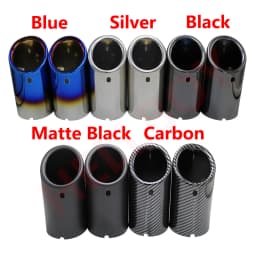 Car Exhaust Pipe Muffler Tip Cover For Audi A4 B8 A3 8V 8P A1 Q5 A5 Volkswagen VW Passat B7 CC Tiguan Car-Styling Accessories