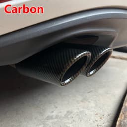 Car Exhaust Pipe Muffler Tip Cover For Audi A4 B8 A3 8V 8P A1 Q5 A5 Volkswagen VW Passat B7 CC Tiguan Car-Styling Accessories