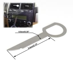 4x For Ford VW Tourareg Audi Skoda Mercedes Benz CD Stereo Radio Removal Extractor Key Release Pin Install Tool Car Accessories