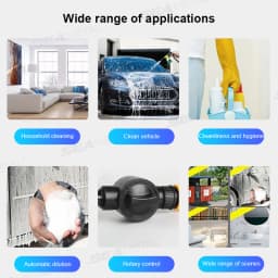 SEAMETAL Car Washer Foam Generator Washing Snow Foam Spray Bottle Lance Sprinkler High Pressure Water Gun Hose Nozzle Clean Tool
