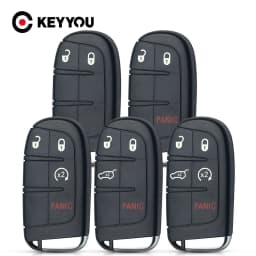 KEYYOU M3N-40821302 Smart Remote Car Smart Key Case Shell For Jeep Chrysler 300C Dodge Charger Journey Challenge Dart Durango
