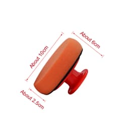4 Inch Car Wax Applicator Pads Set with Red Handle Soft Sponge Applicators Foam Wax Pad for Polishing and Cleaning Cars