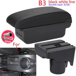 For Volkswagen Golf 6 Armrest Box For VW Golf 6 Golf 5 Mk6 MK5 Jetta 5 Car Armrest For VW Sagitar Storage Box Interior details