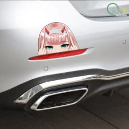 Kasi Car Sticker Personalized Cartoon Japanese Cute Girl Animation anime Auto Body Motorcycle Bumper Reflective Decal