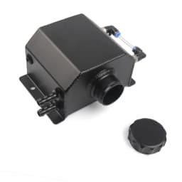 1L Aluminum Oil Catch Can Reservoir Tank With Drain Plug Breather Oil Tank Fuel Tank Universal Style