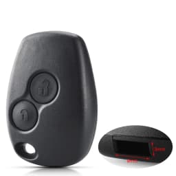 KEYYOU For Renault Dacia Modus Clio 3 Twingo Kangoo Duster Fluence For NISSAN ALMERA Fob 2/3 Button Key Shell Remote Case Cover