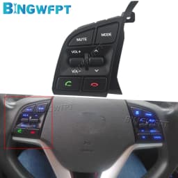 For Hyundai Tucson 2015-2019 96710-D3500 Steering Wheel Remote Control Switch Volume AdjustButton Bluetooth Button Music Switch