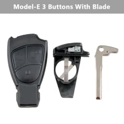 2/3/4 Buttons Smart Car Key Fob Shell Auto Car Key Case Replacement Remote Cover Fit for Mercedes-BenzC M B E CL SL Key Shell