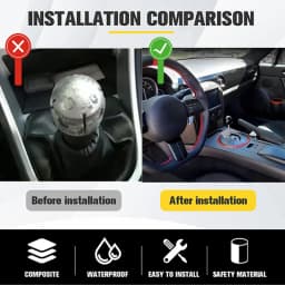 Universal Auto Shift Knob Aluminum Ball Gear Shift Knob With Screw Nut Manual Transmission Vehicles Interior Replacement Parts