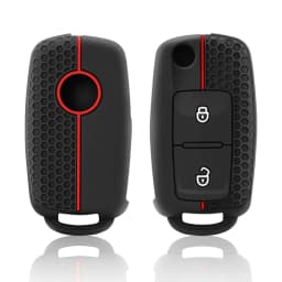 2 Buttons Silicone Remote Flip Car Key Cover Case For Vw MK4 Seat Altea Alhambra Ibiza Polo Golf 4 5 6 Transporter Amarok