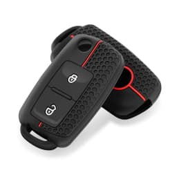 2 Buttons Silicone Remote Flip Car Key Cover Case For Vw MK4 Seat Altea Alhambra Ibiza Polo Golf 4 5 6 Transporter Amarok